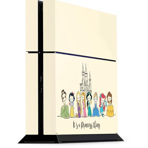Disney Princess Its A Princess Thing Art PS4 Console Skin