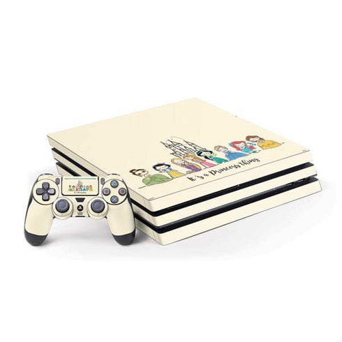 Disney Princess Its A Princess Thing Art PS4 Pro Bundle Skin