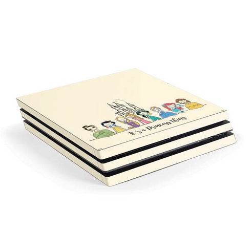 Disney Princess Its A Princess Thing Art PS4 Pro Console Skin