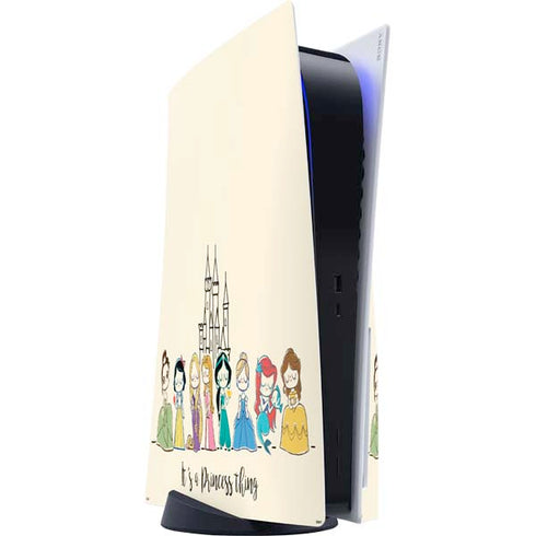Disney Princess Its A Princess Thing Art PS5 Console Skin
