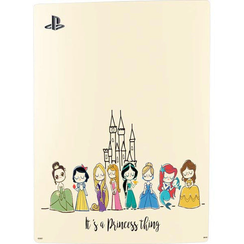 Disney Princess Its A Princess Thing Art PS5 Digital Edition Console Skin