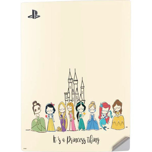 Disney Princess Its A Princess Thing Art PS5 Digital Edition Console Skin