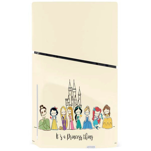 Disney Princess Its A Princess Thing Art PS5 Slim Disk Bundle Skin