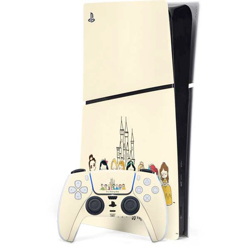 Disney Princess Its A Princess Thing Art PS5 Slim Digital Edition Bundle Skin