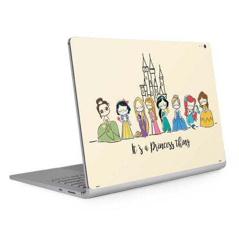 Disney Princess Its A Princess Thing Art Surface Book 2 13.5in Skin