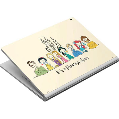 Disney Princess Its A Princess Thing Art Surface Book Skin
