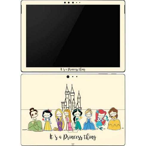 Disney Princess Its A Princess Thing Art Surface Pro 6 Skin