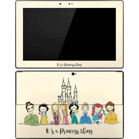 Disney Princess Its A Princess Thing Art Surface Pro Tablet Skin