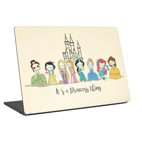 Disney Princess Its A Princess Thing Art Universal Laptop 13in (10.6 x 7.6in) Skin