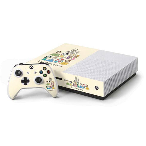 Disney Princess Its A Princess Thing Art Xbox One S Console and Controller Bundle Skin