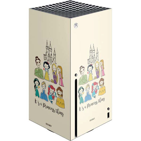 Disney Princess Its A Princess Thing Art Xbox Series X Console Skin