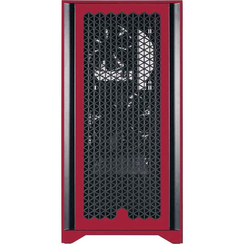 Indiana University IU Hoosiers Corsair 4000D Tempered Glass Mid-Tower ATX Case Skin