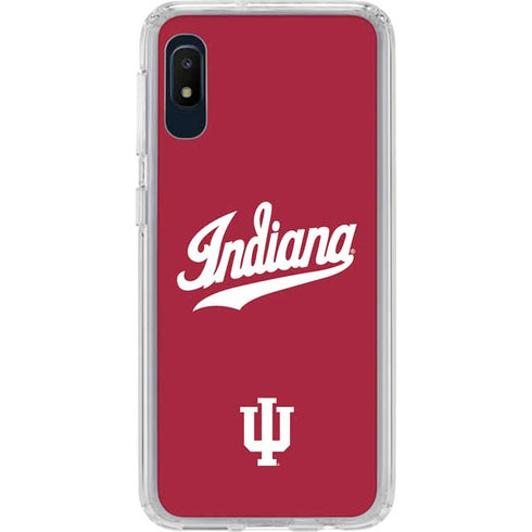 Indiana University IU Hoosiers Galaxy A10e Clear Case