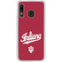 Indiana University IU Hoosiers Galaxy A20 Clear Case