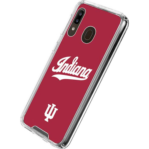 Indiana University IU Hoosiers Galaxy A30 Clear Case