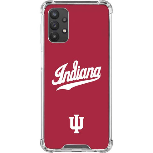 Indiana University IU Hoosiers Galaxy A32 5G Clear Case