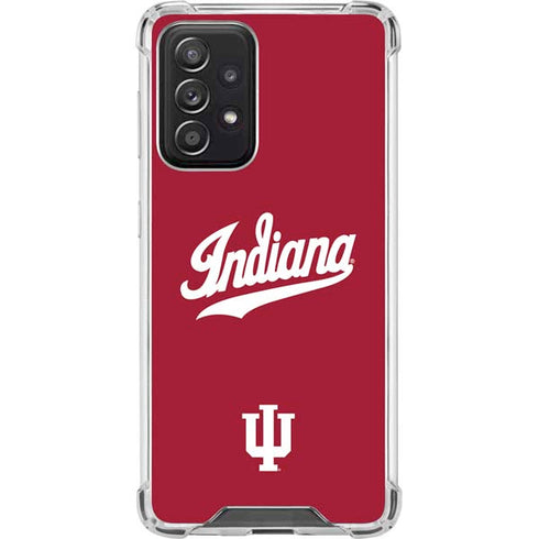 Indiana University IU Hoosiers Galaxy A52 5G Clear Case