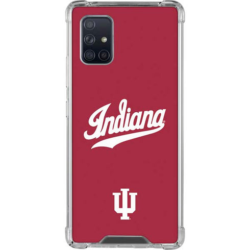 Indiana University IU Hoosiers Galaxy A71 5G Clear Case