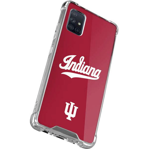 Indiana University IU Hoosiers Galaxy A71 5G Clear Case