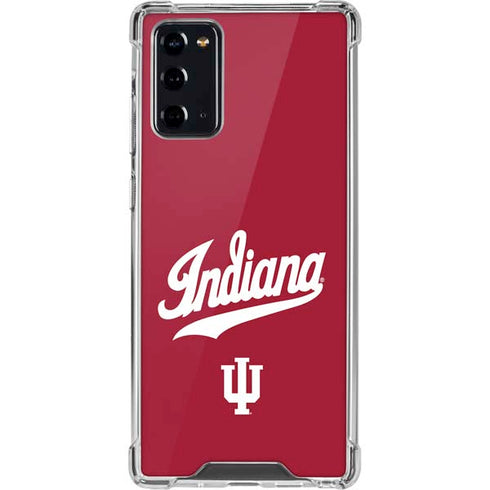 Indiana University IU Hoosiers Galaxy Note20 5G Clear Case