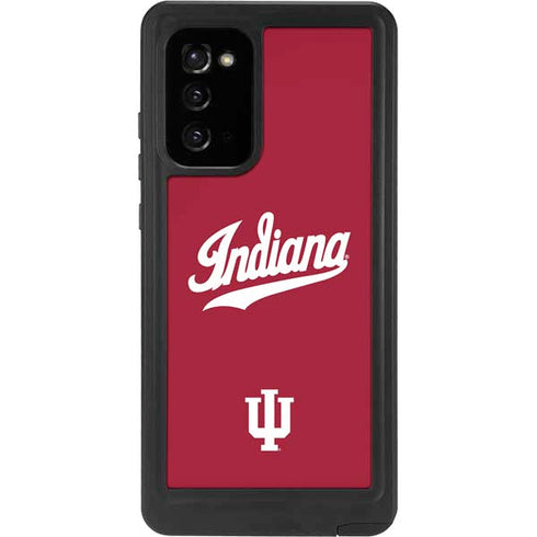 Indiana University IU Hoosiers Galaxy Note20 5G Waterproof Case