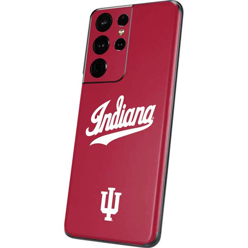 Indiana University IU Hoosiers Galaxy S21 Ultra 5G Skin