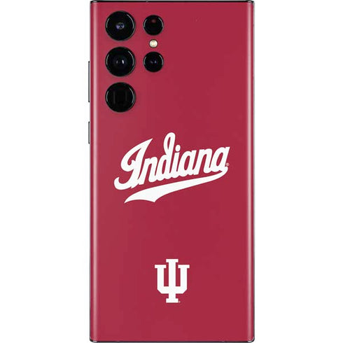 Indiana University IU Hoosiers Galaxy S22 Ultra Skin