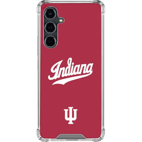 Indiana University IU Hoosiers Galaxy S23 FE Clear Case