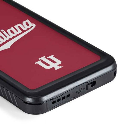 Indiana University IU Hoosiers Galaxy S23 Plus Waterproof Case