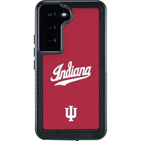 Indiana University IU Hoosiers Galaxy S23 Waterproof Case