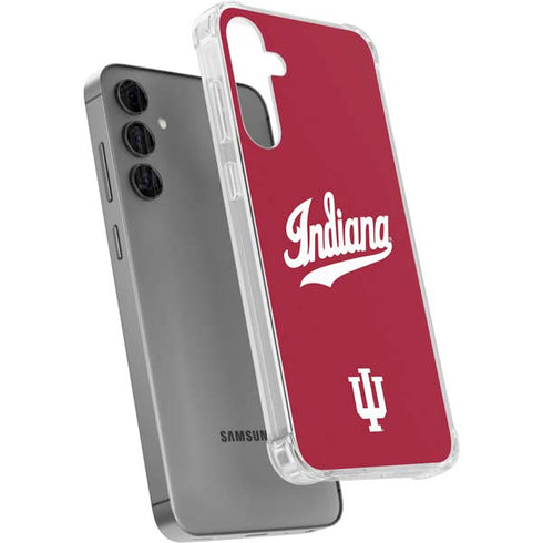 Indiana University IU Hoosiers Galaxy S24 Plus Clear Case