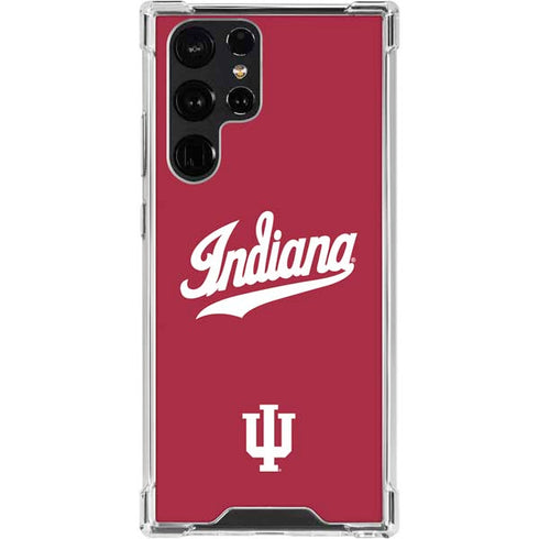 Indiana University IU Hoosiers Galaxy S24 Ultra Clear Case