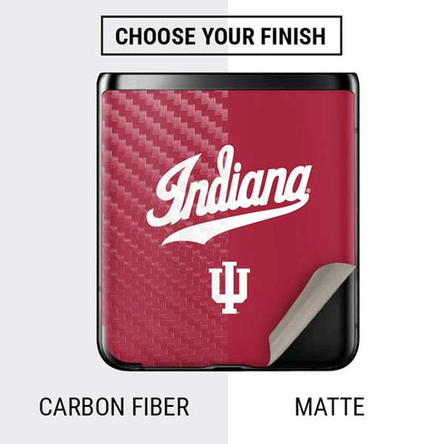 Indiana University IU Hoosiers Galaxy Z Flip Skin