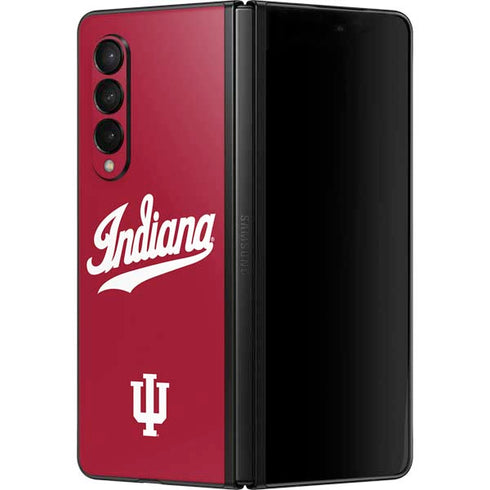Indiana University IU Hoosiers Galaxy Z Fold3 5G Skin
