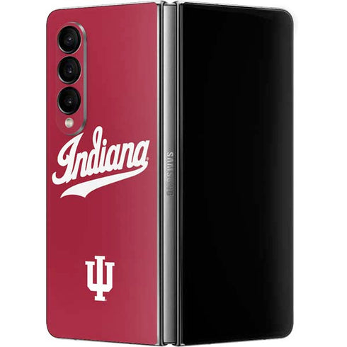 Indiana University IU Hoosiers Galaxy Z Fold4 5G Skin