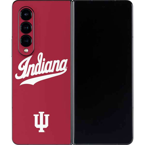 Indiana University IU Hoosiers Galaxy Z Fold4 5G Skin