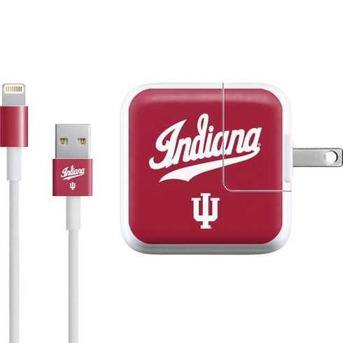 Indiana University IU Hoosiers iPad Charger (10W USB) Skin
