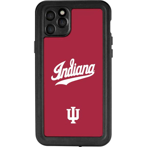 Indiana University IU Hoosiers iPhone 11 Pro Max Waterproof Case