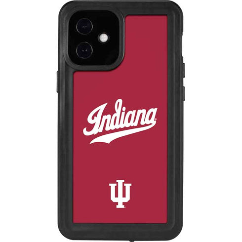 Indiana University IU Hoosiers iPhone 12 Mini Waterproof Case