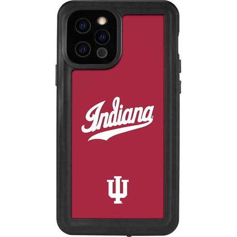 Indiana University IU Hoosiers iPhone 12 Pro Waterproof Case