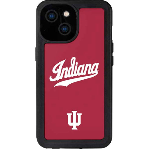 Indiana University IU Hoosiers iPhone 13 Mini Waterproof Case
