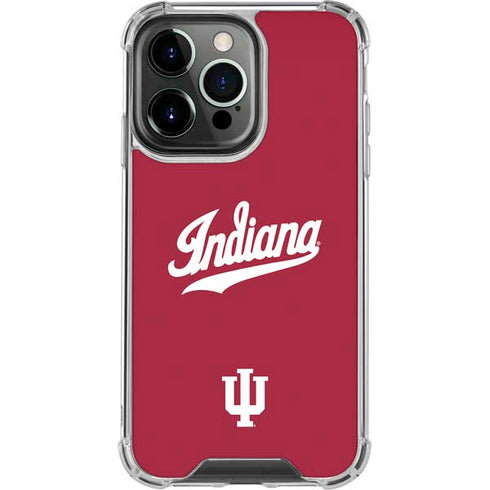 Indiana University IU Hoosiers iPhone 13 Pro Clear Case