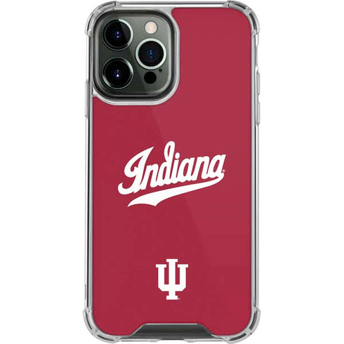 Indiana University IU Hoosiers iPhone 13 Pro Max Clear Case