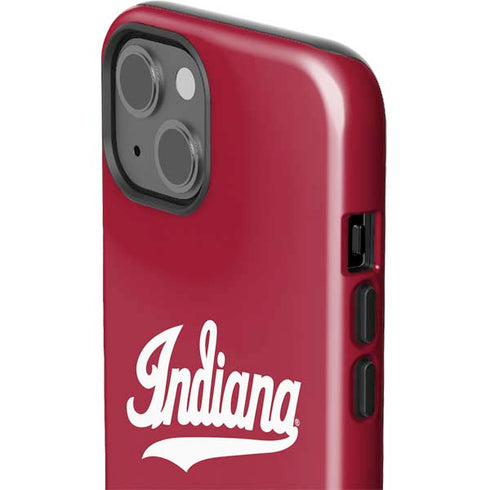 Indiana University IU Hoosiers iPhone 15 Plus Impact Case