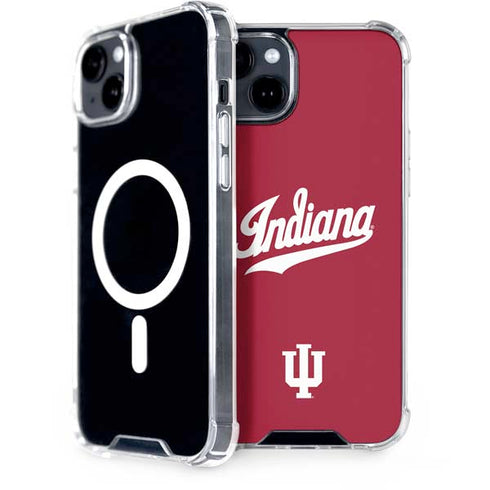 Indiana University IU Hoosiers iPhone 15 Plus MagSafe Case