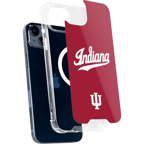 Indiana University IU Hoosiers iPhone 15 Plus MagSafe Case