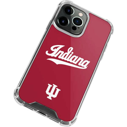 Indiana University IU Hoosiers iPhone 15 Pro Clear Case