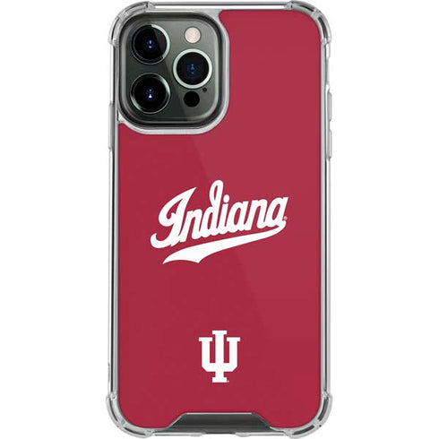 Indiana University IU Hoosiers iPhone 14 Pro Max Clear Case
