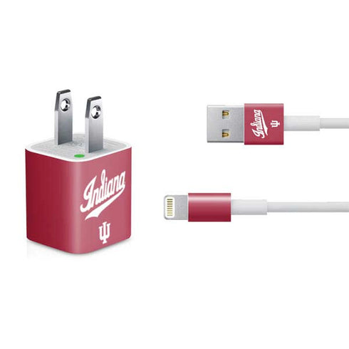 Indiana University IU Hoosiers iPhone Charger (5W USB) Skin