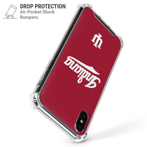 Indiana University IU Hoosiers iPhone XS Max Clear Case